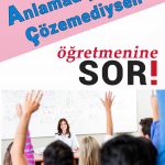 ÖĞRETMENE SORUN