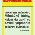 amacımız