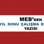 yıl sonu çalışma raporları