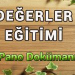 Değerler eğitimi saygı